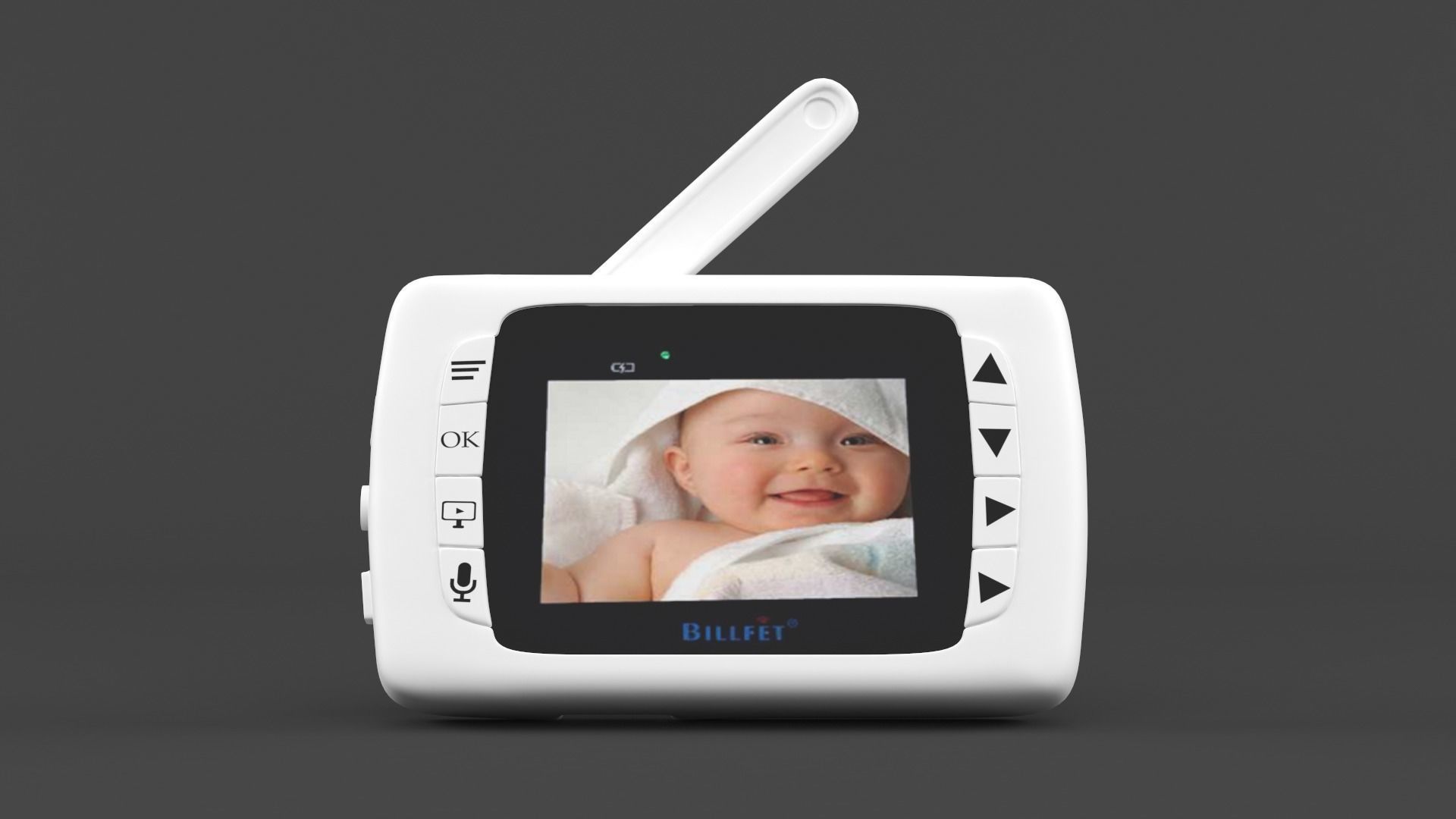 Digital Baby Monitor 3D model_7