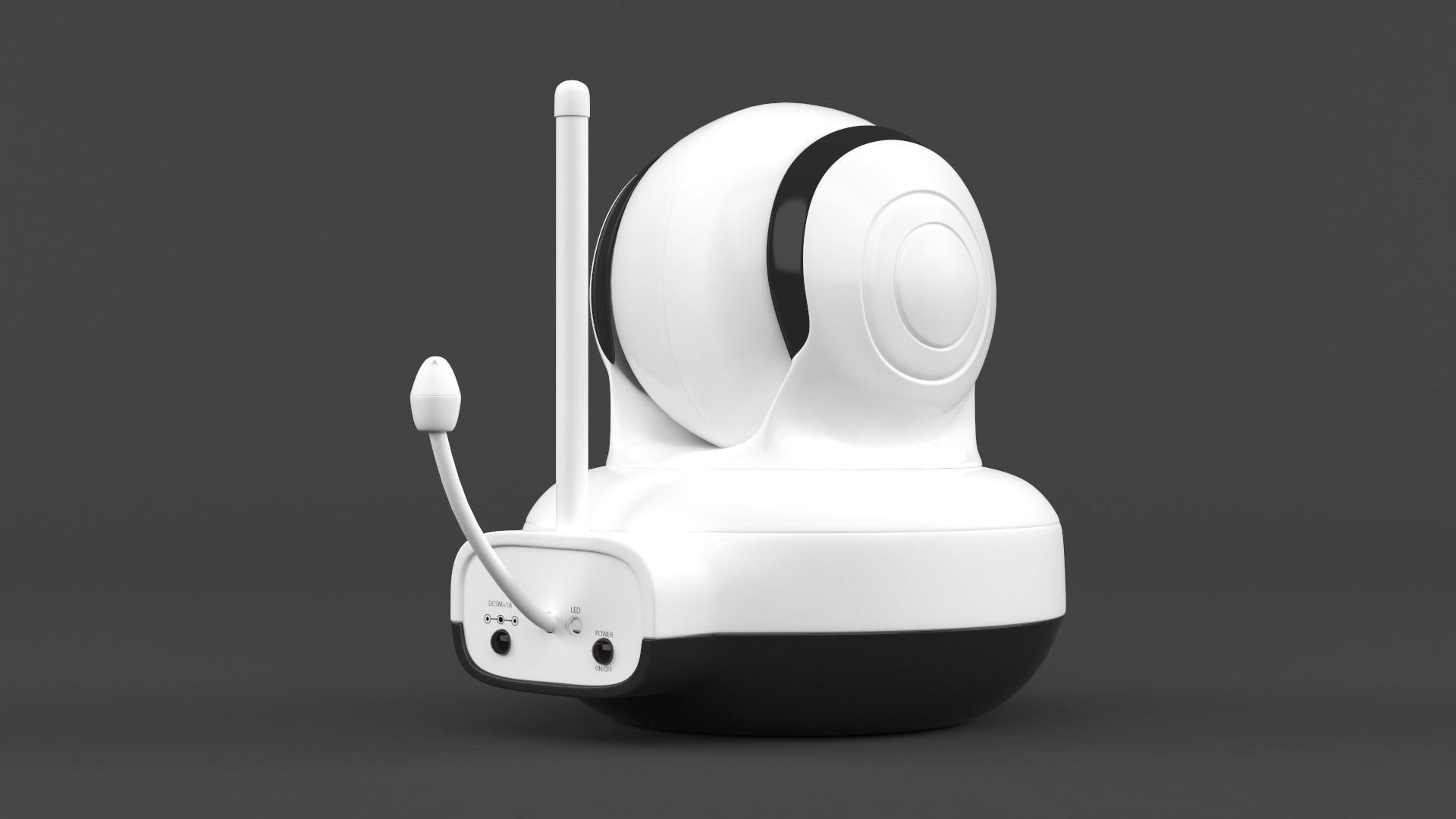 Digital Baby Monitor 3D model_5