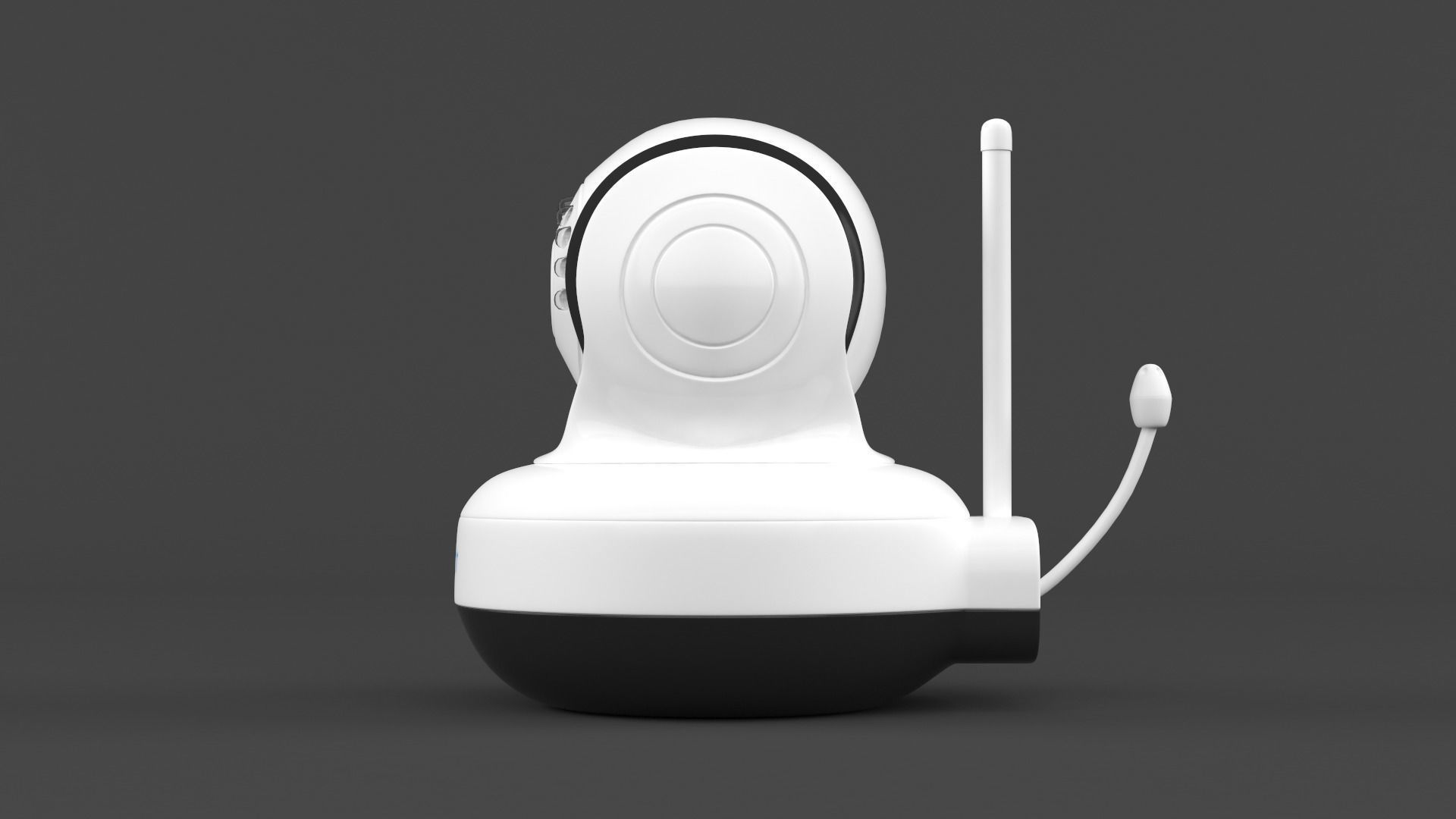Digital Baby Monitor 3D model_3