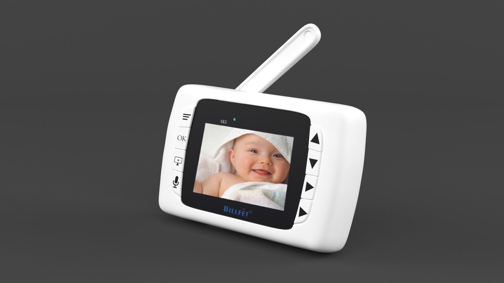 Digital Baby Monitor 3D model_8