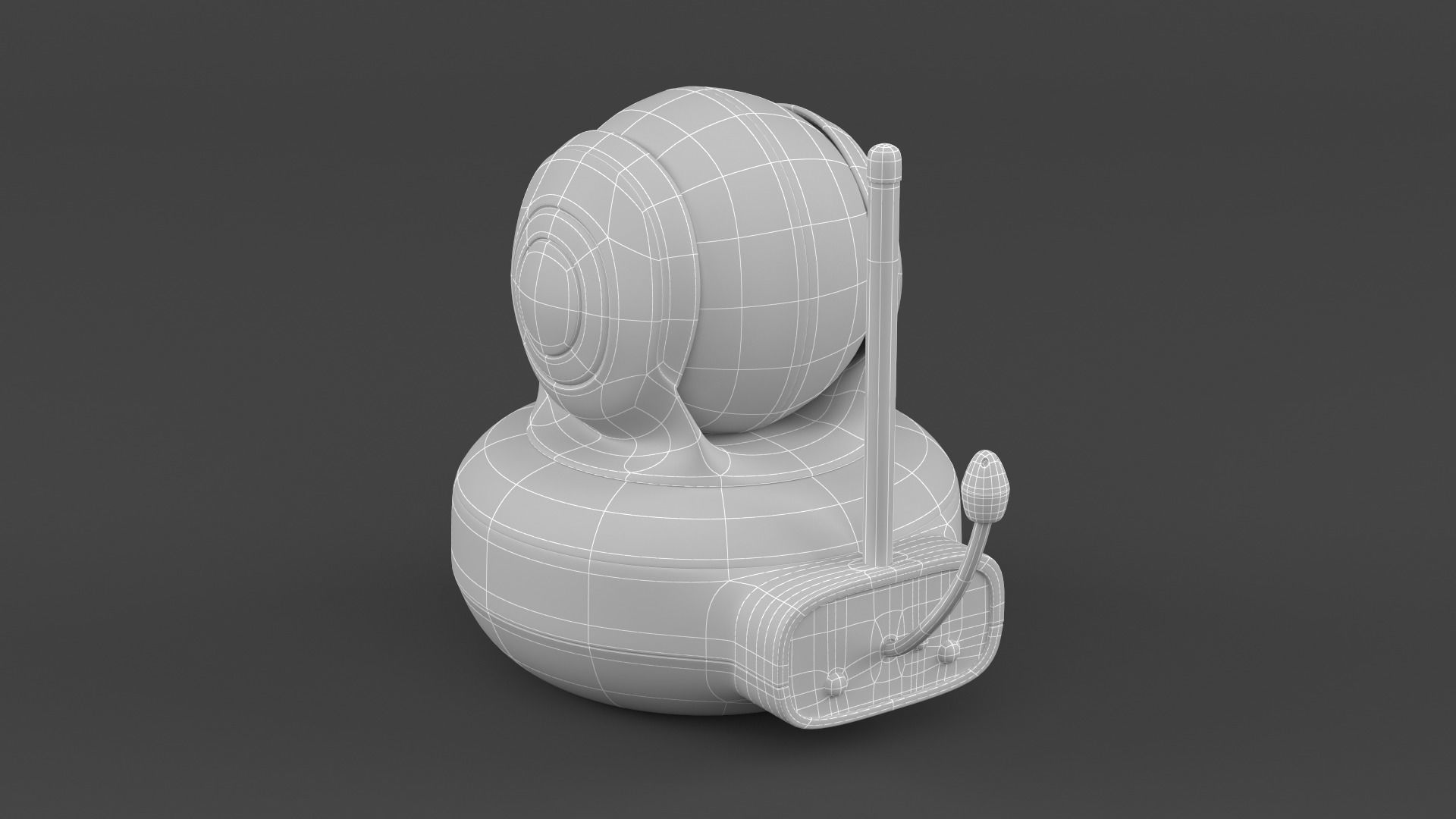 Digital Baby Monitor 3D model_16
