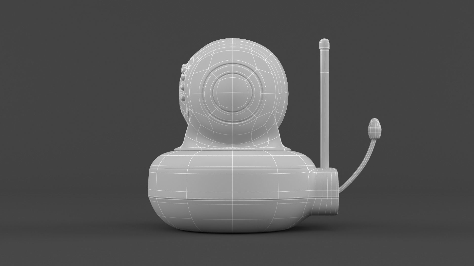Digital Baby Monitor 3D model_15
