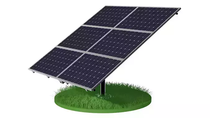 Solar battery  3D model