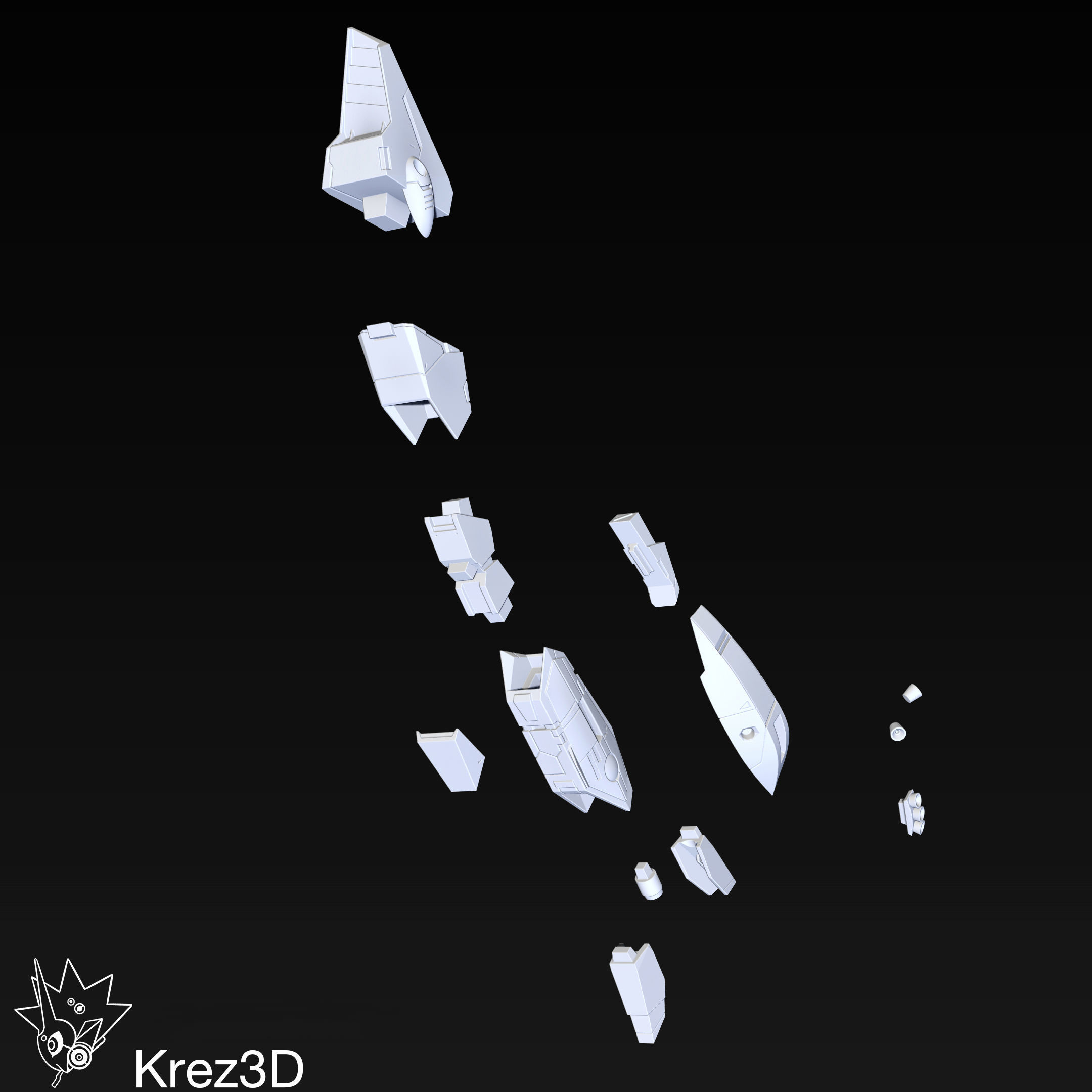 VF-1S Strike Valkyrie 3D print model_13