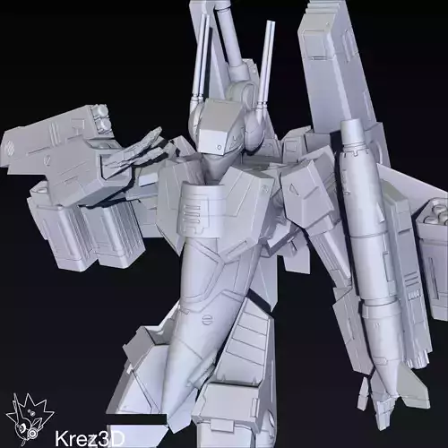 VF-1S Strike Valkyrie 3D print model