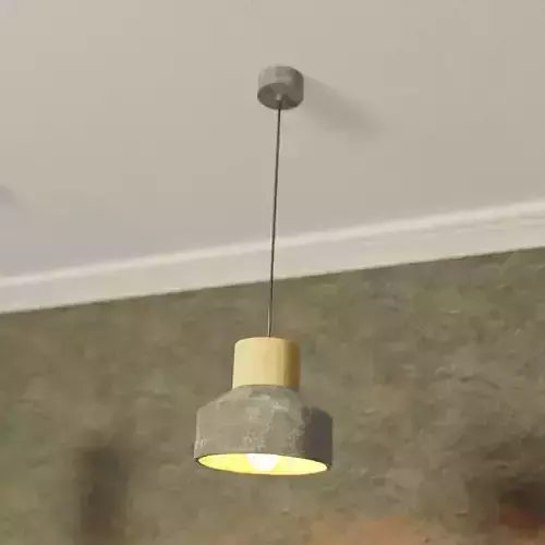 Chandelier  concrete 3D model