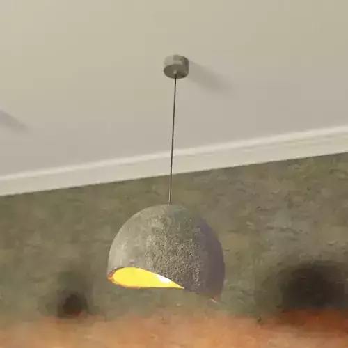 Chandelier  concrete 3D model