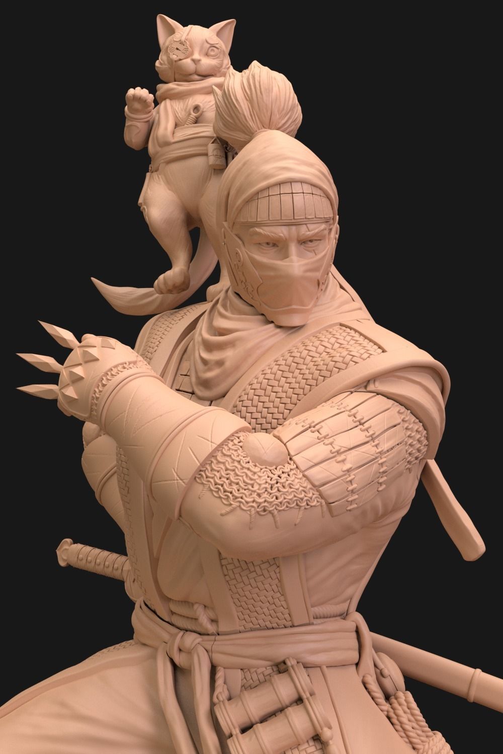 Hattori Hanzo Nioh 3D print model_12