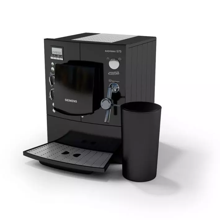Automatic Coffee And Espresso Maker 3D model_0