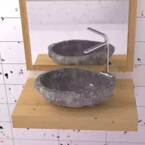 concrete sink 3D model