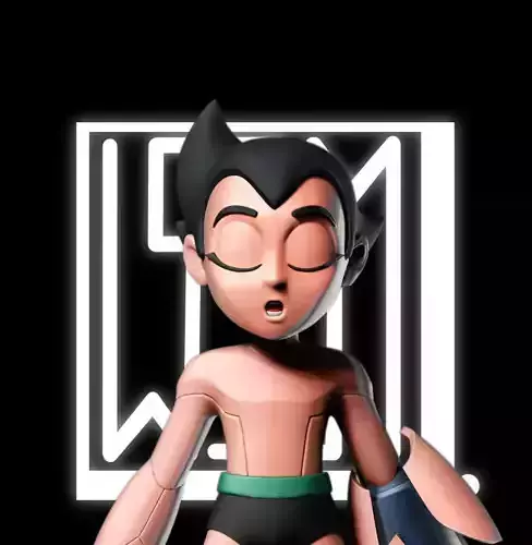 ASTRO BOY N2 - LITTLE MACHINE WESM COLLECTION 3D print model