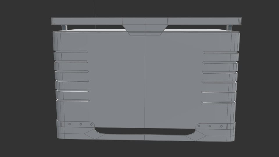 Collection of 3 coffee machines Low-poly 3D model_17