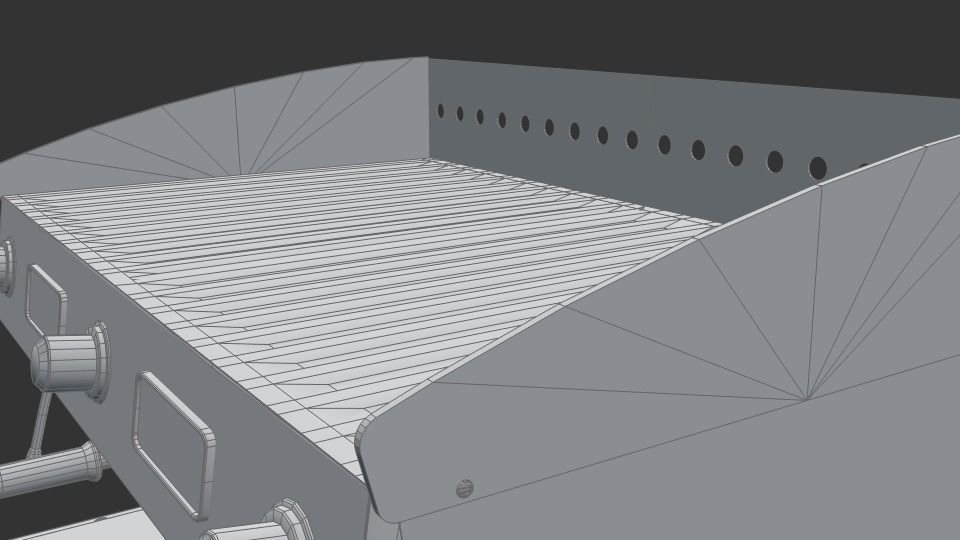 Collection of 3 coffee machines Low-poly 3D model_8