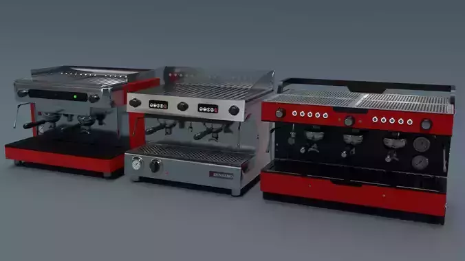 Collection of 3 coffee machines