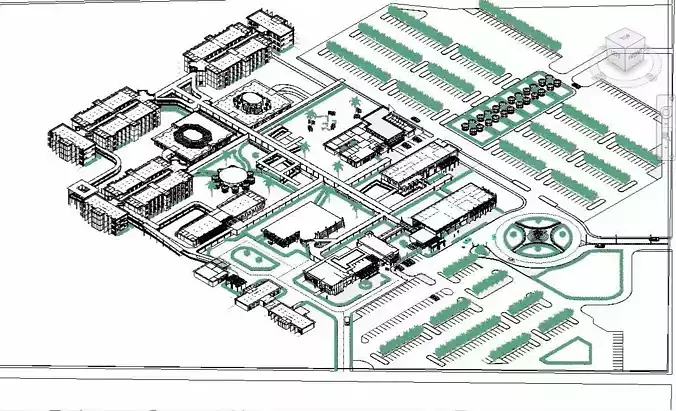 GENERAL HOSPITAL COMPLETE REVIT PROJECT