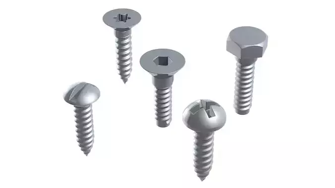 Screws set four