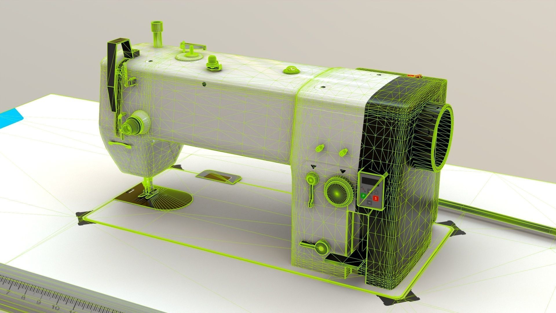 Sewing Machine Industrial  3D model_23