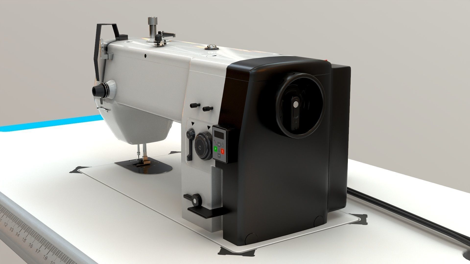 Sewing Machine Industrial  3D model_7