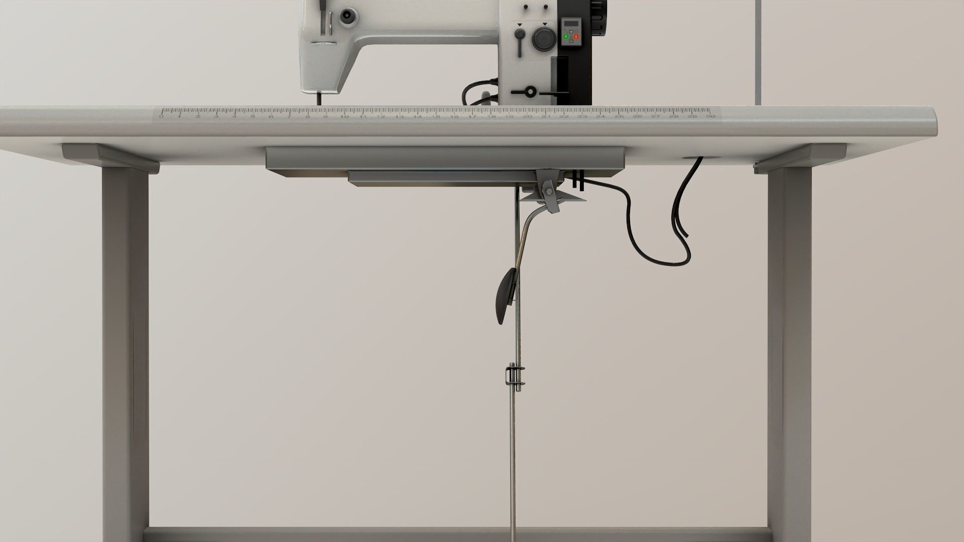 Sewing Machine Industrial  3D model_16