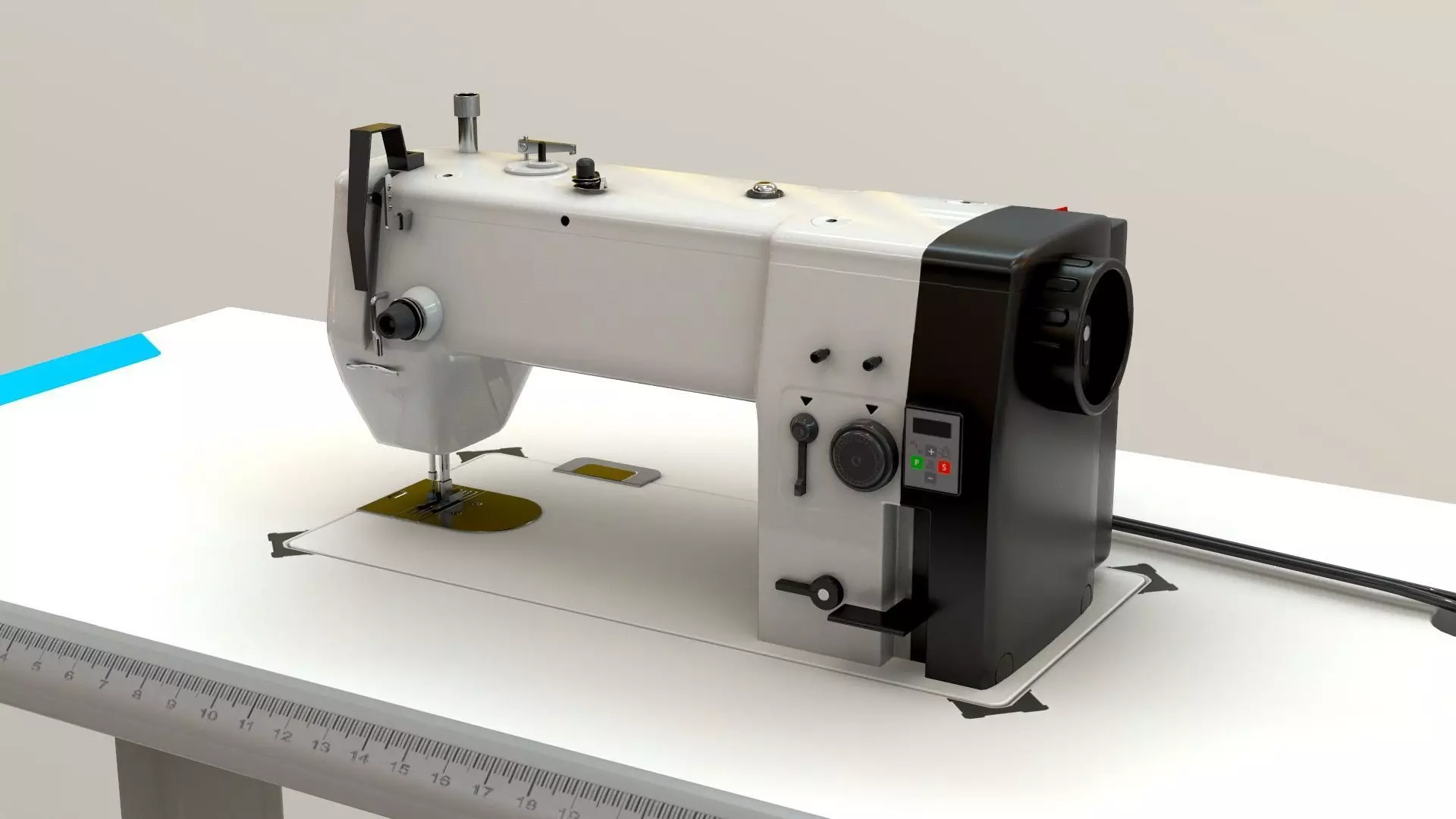 Sewing Machine Industrial  3D model_0