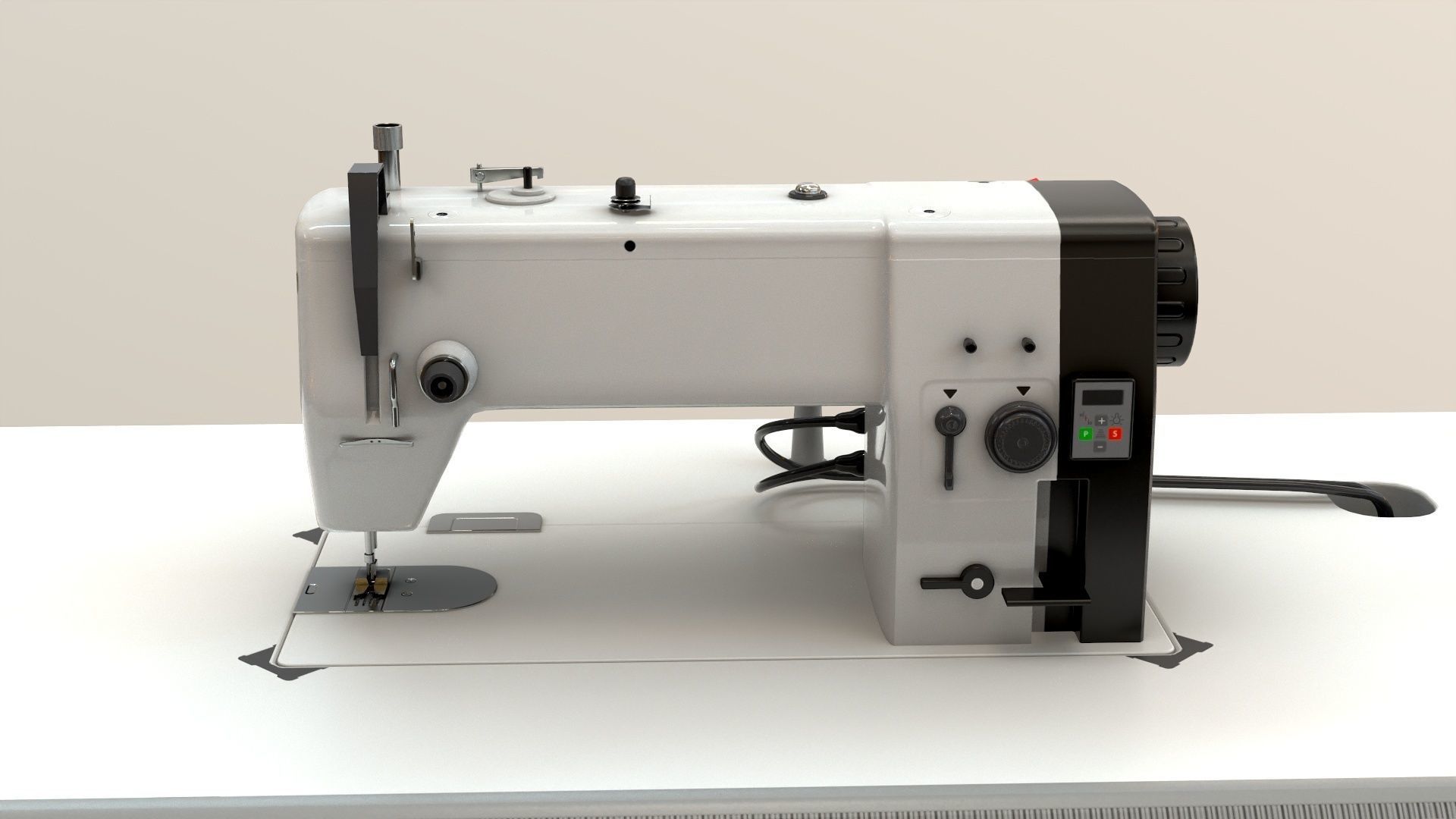 Sewing Machine Industrial  3D model_3