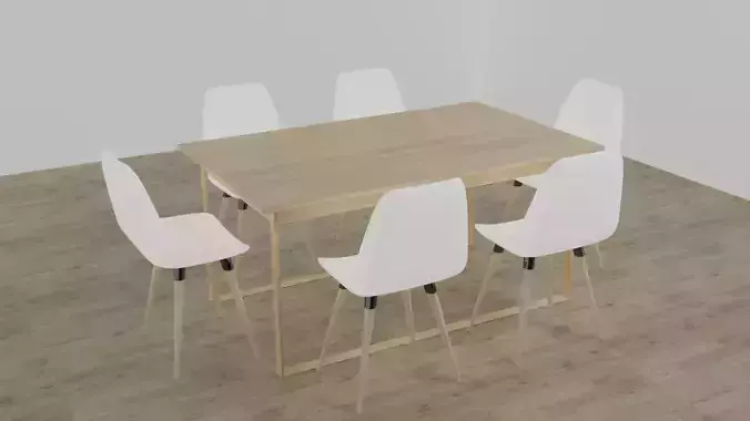 Table and chair