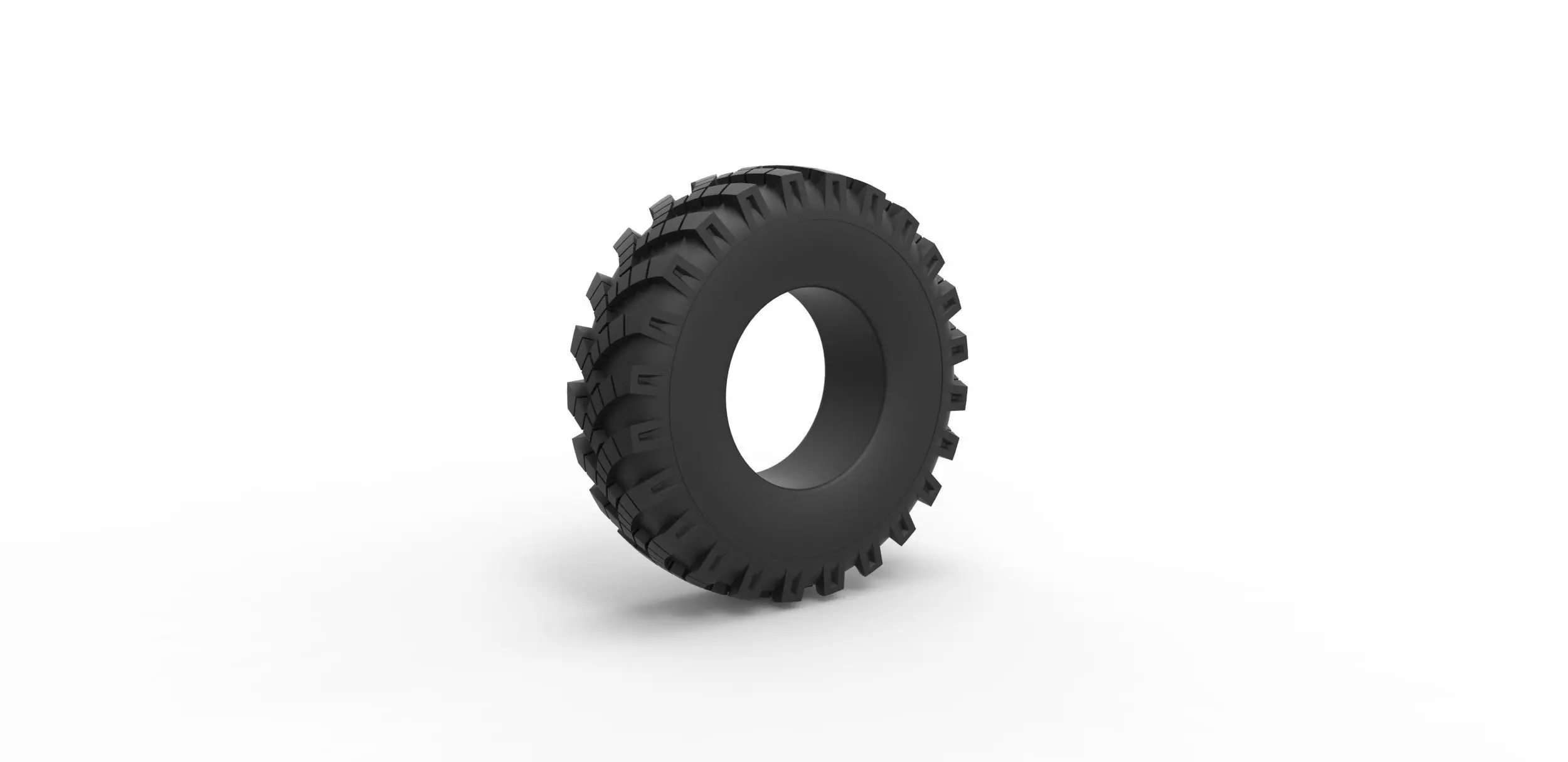 Military Ural tire OI-25 Scale 1 to 25 3D print model_0