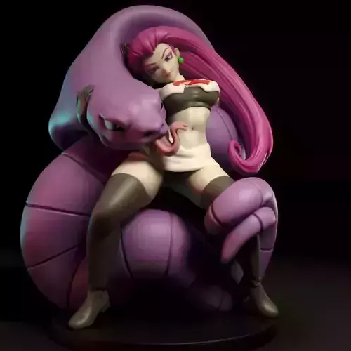 Jessie and Arbok 3D print model