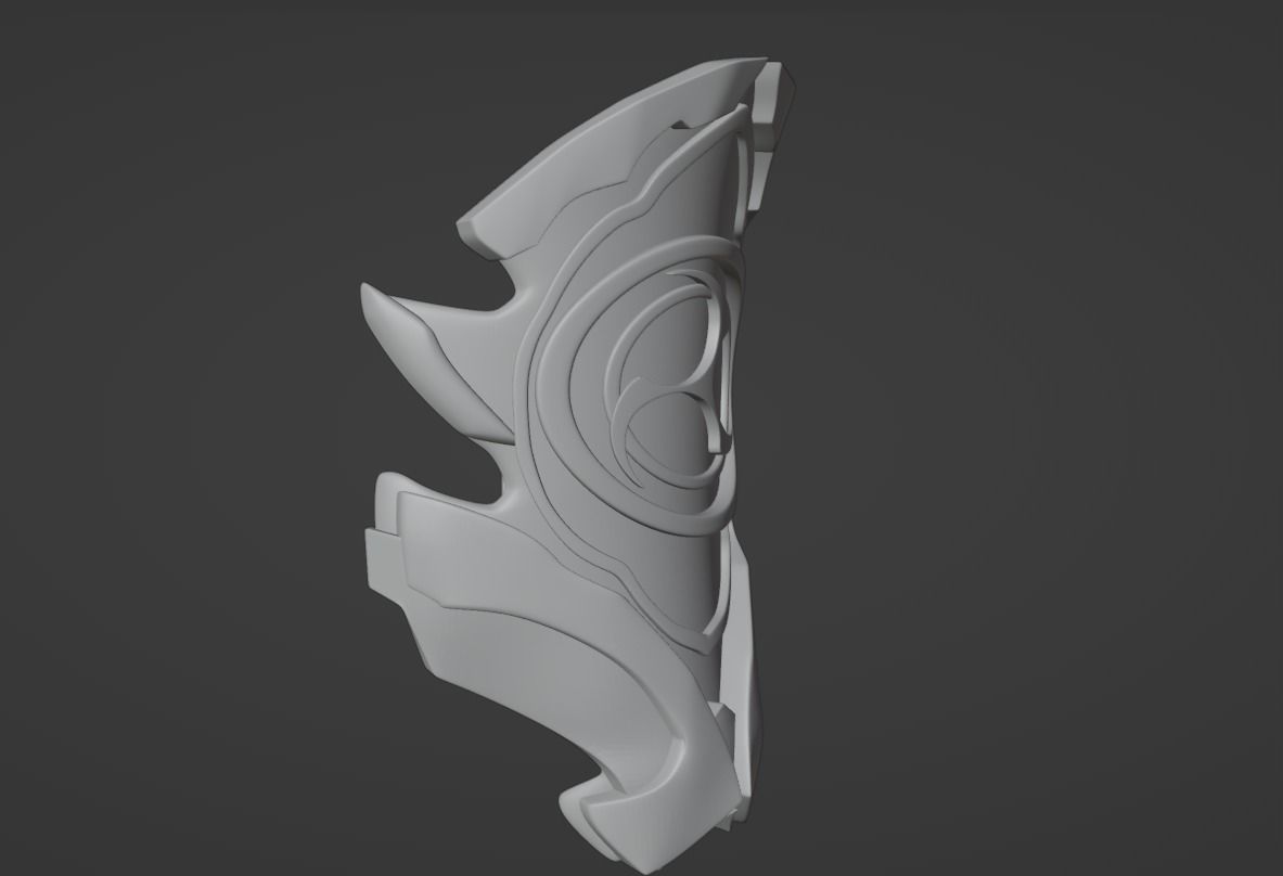 Raiden Shogun Shoulder Armor -- Cosplaying -- Genshin Impact 3D print model_5