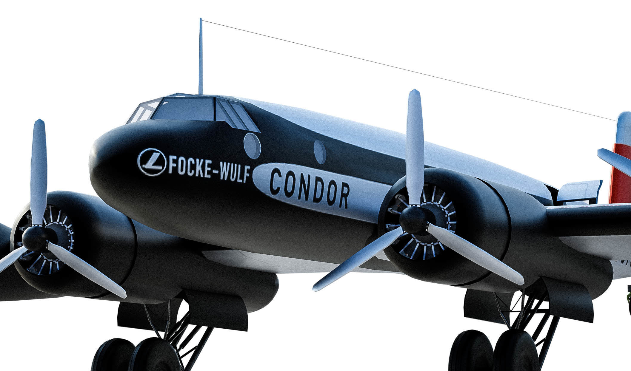 B Aircrafts 7models Low-poly 3D model_9