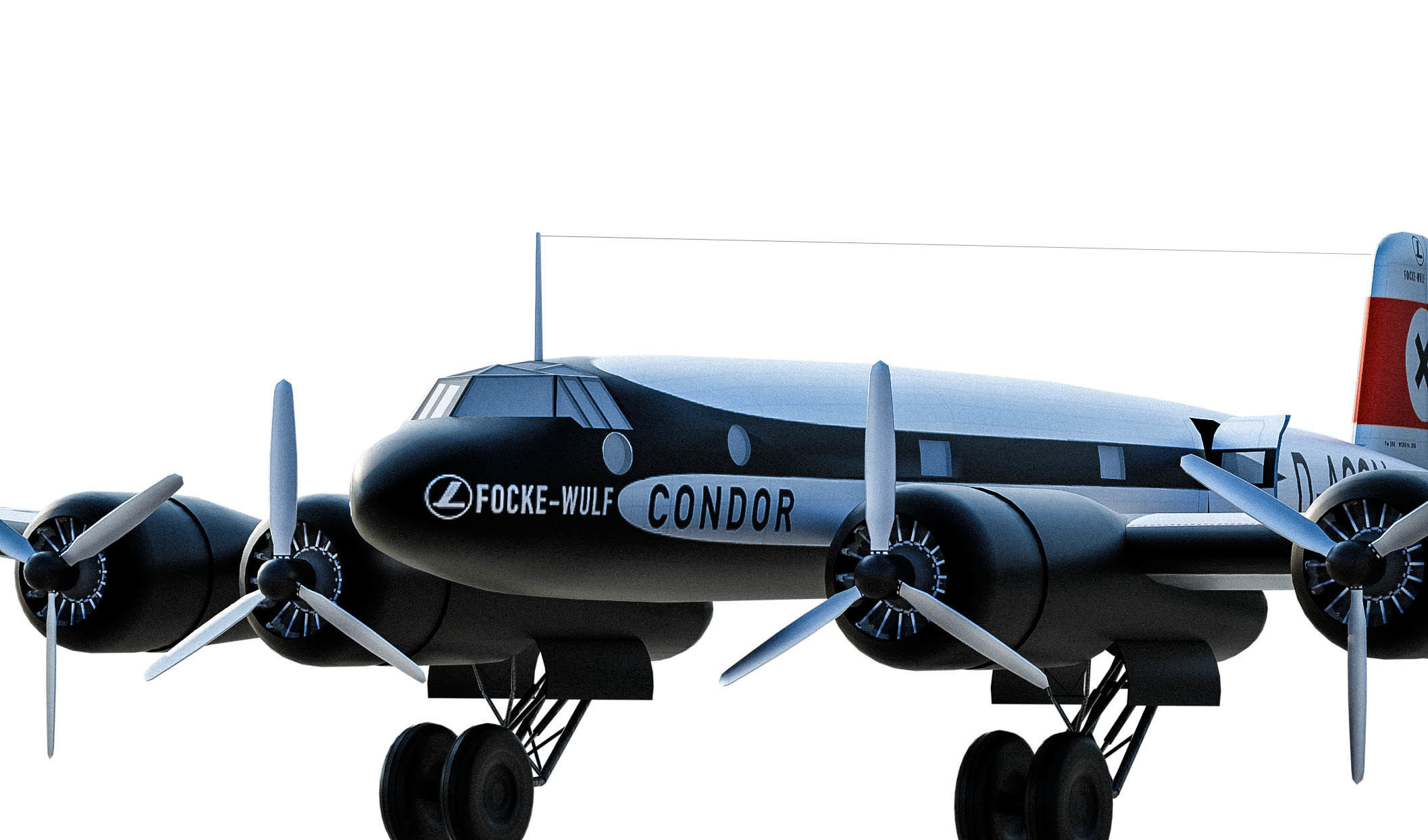 B Aircrafts 7models Low-poly 3D model_10