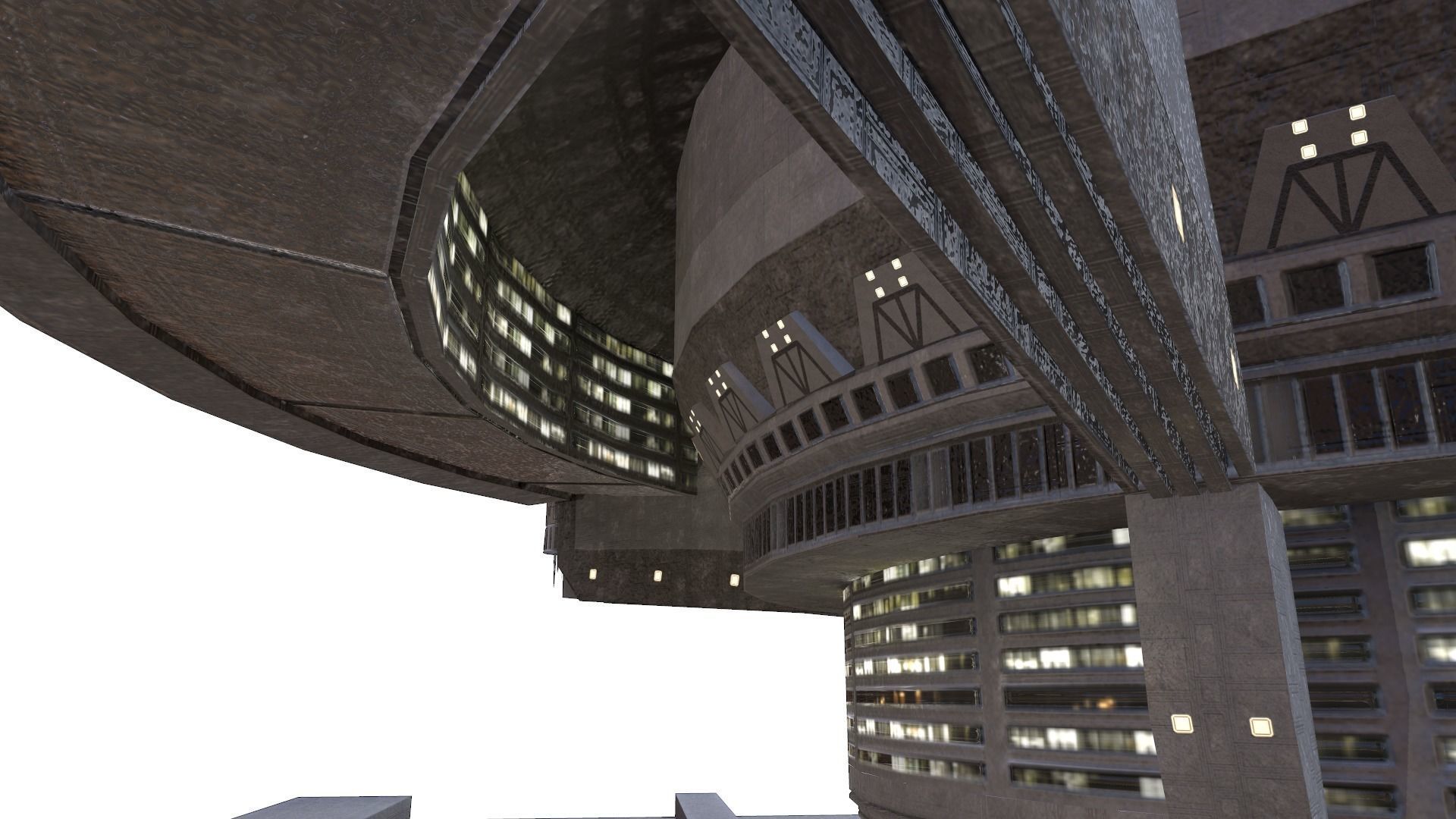 Galactic Senate Building - Star Wars Low-poly 3D model_9