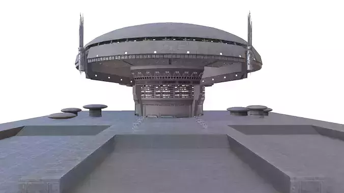 Galactic Senate Building - Star Wars Low-poly 3D model