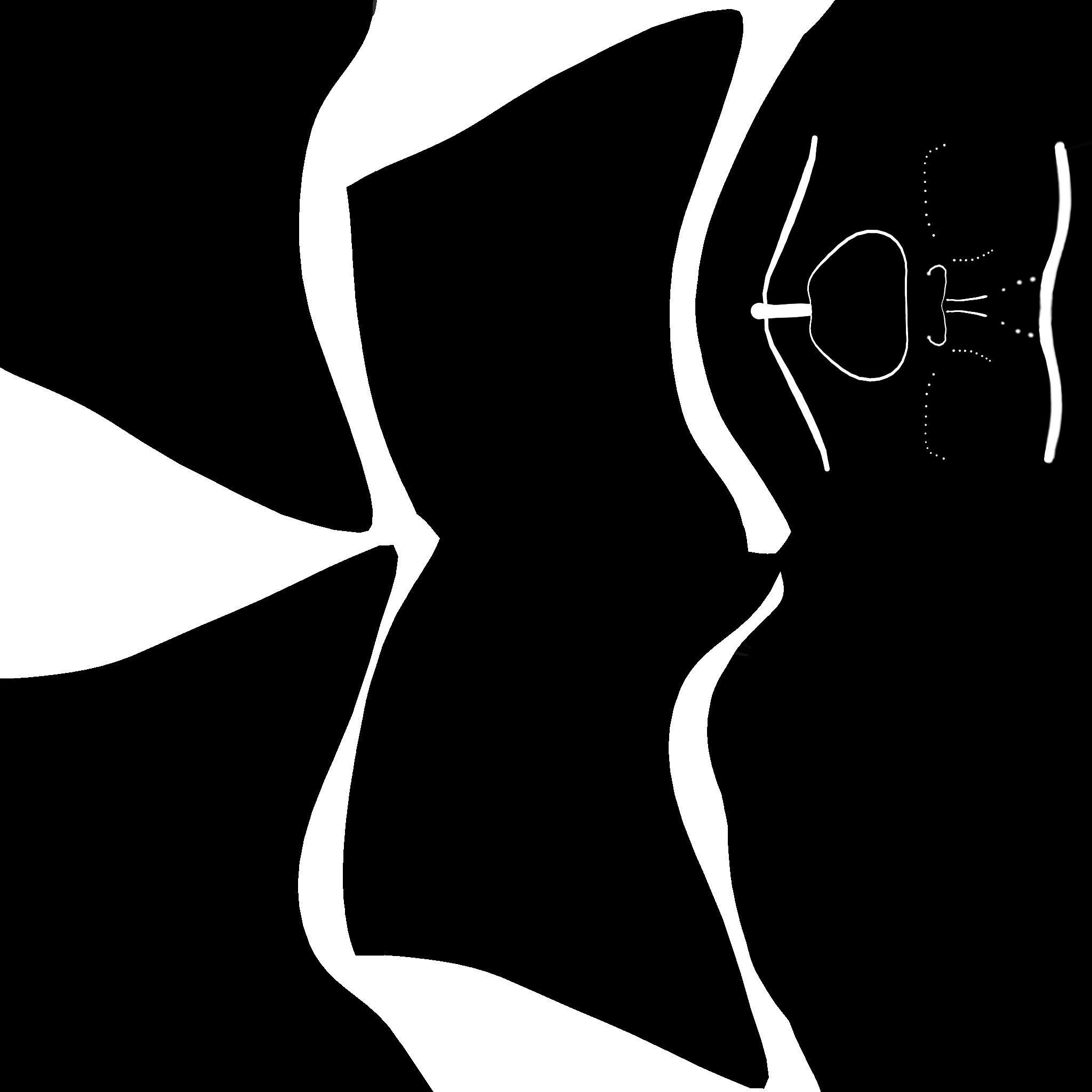 Assassin Mask A07 Red Gold - Character Design Fashion Low-poly 3D model_17