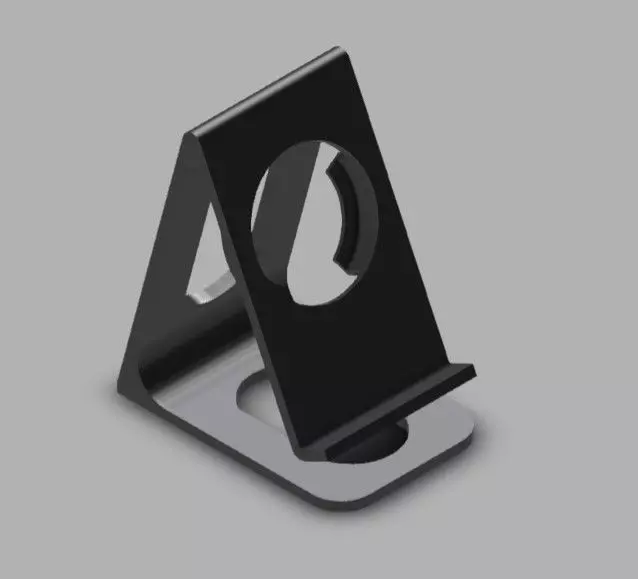 Cell phone stand with mag safe charging slot 3D print model