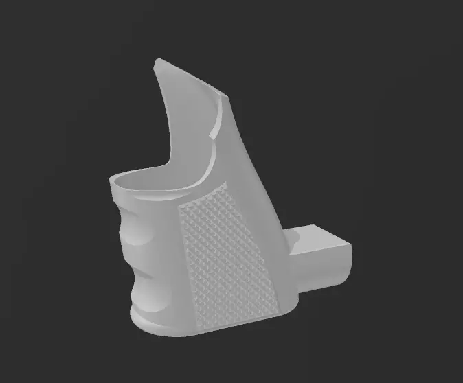 Oculus Quest 2 Gun Handle and stock 3D print model