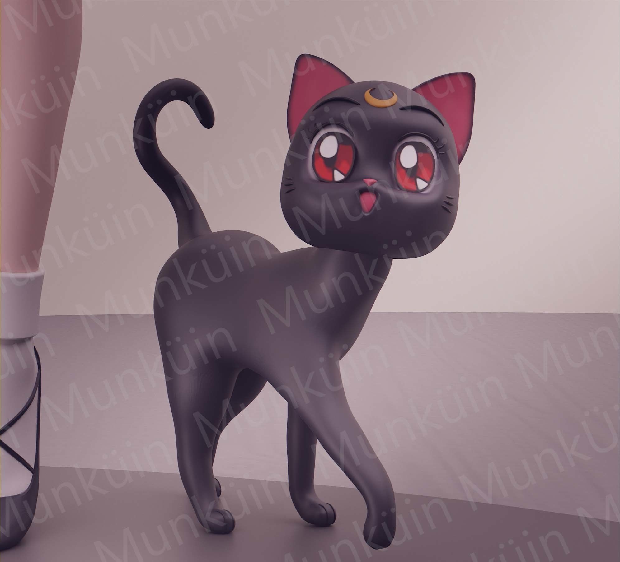 Usagi School- Fan art 3D print model_11