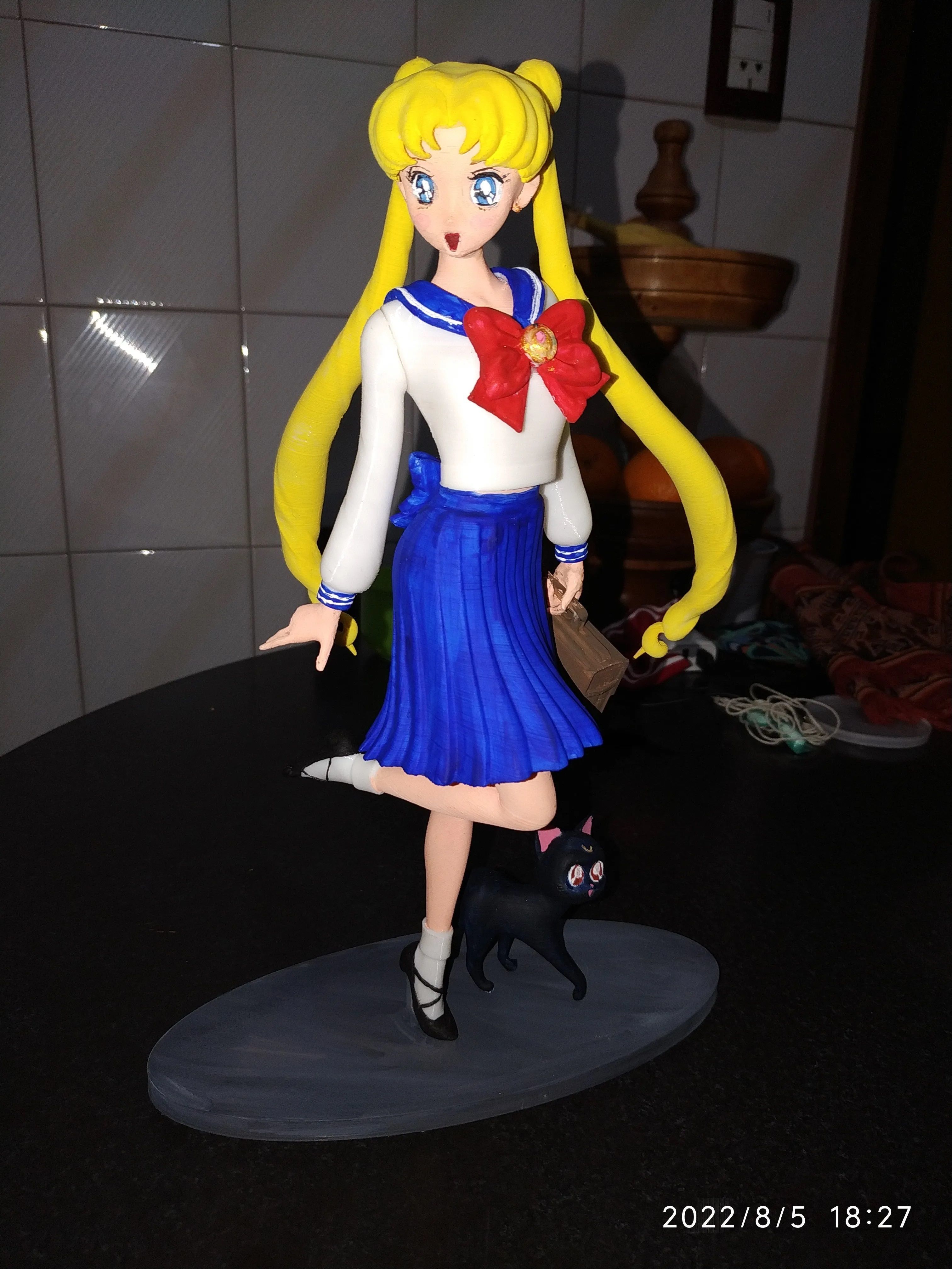 Usagi School- Fan art 3D print model_13