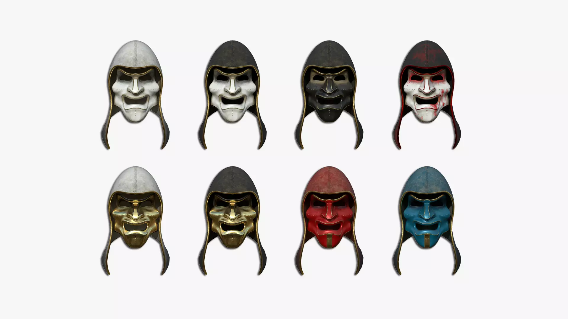 08 Assassin Mask A Collection - Character Design Fashion _0