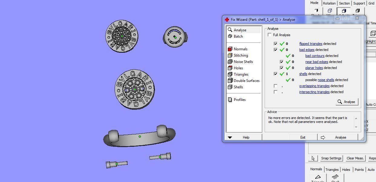 Bvlgari Ring and Earrings 3D print model_4