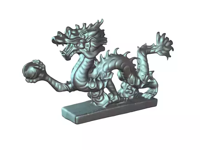 Chinese dragon statue