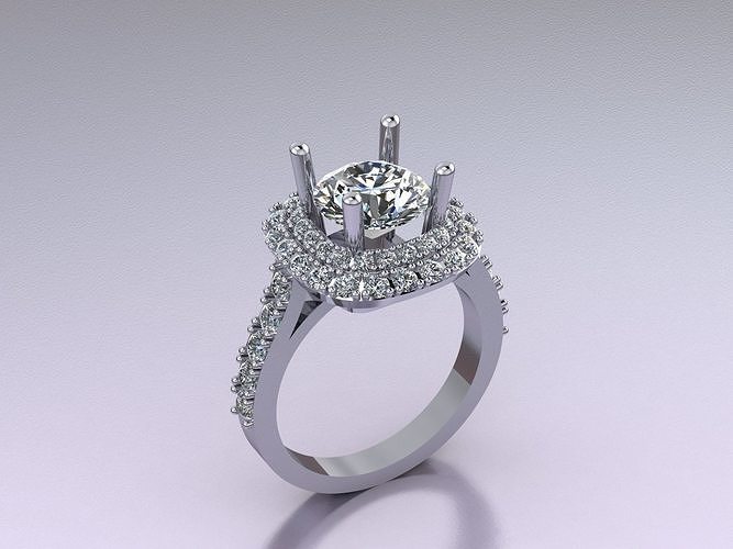 Diamond Ring 136 3D print model