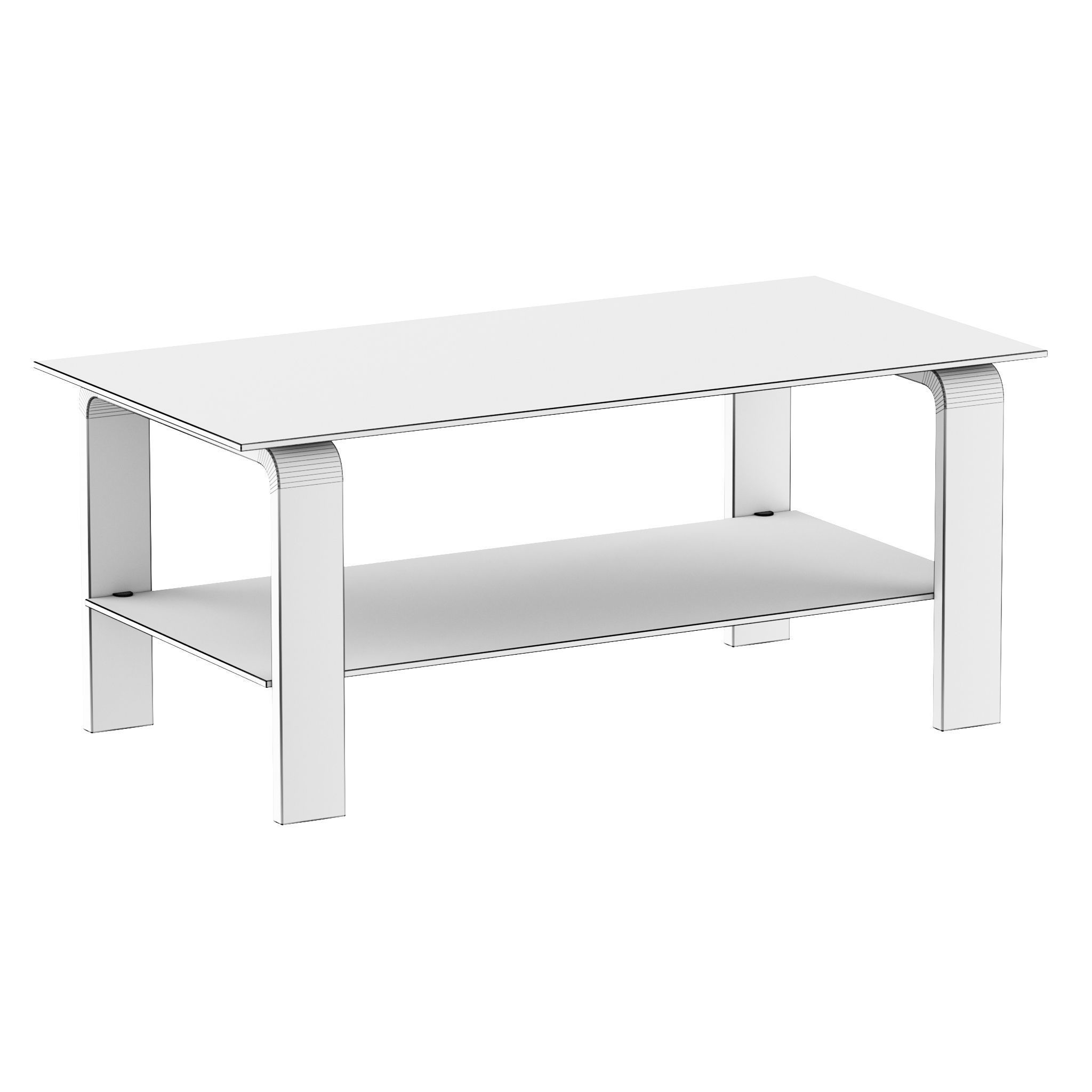 Coffee Table With Storage By Wade Logan 3D model_1