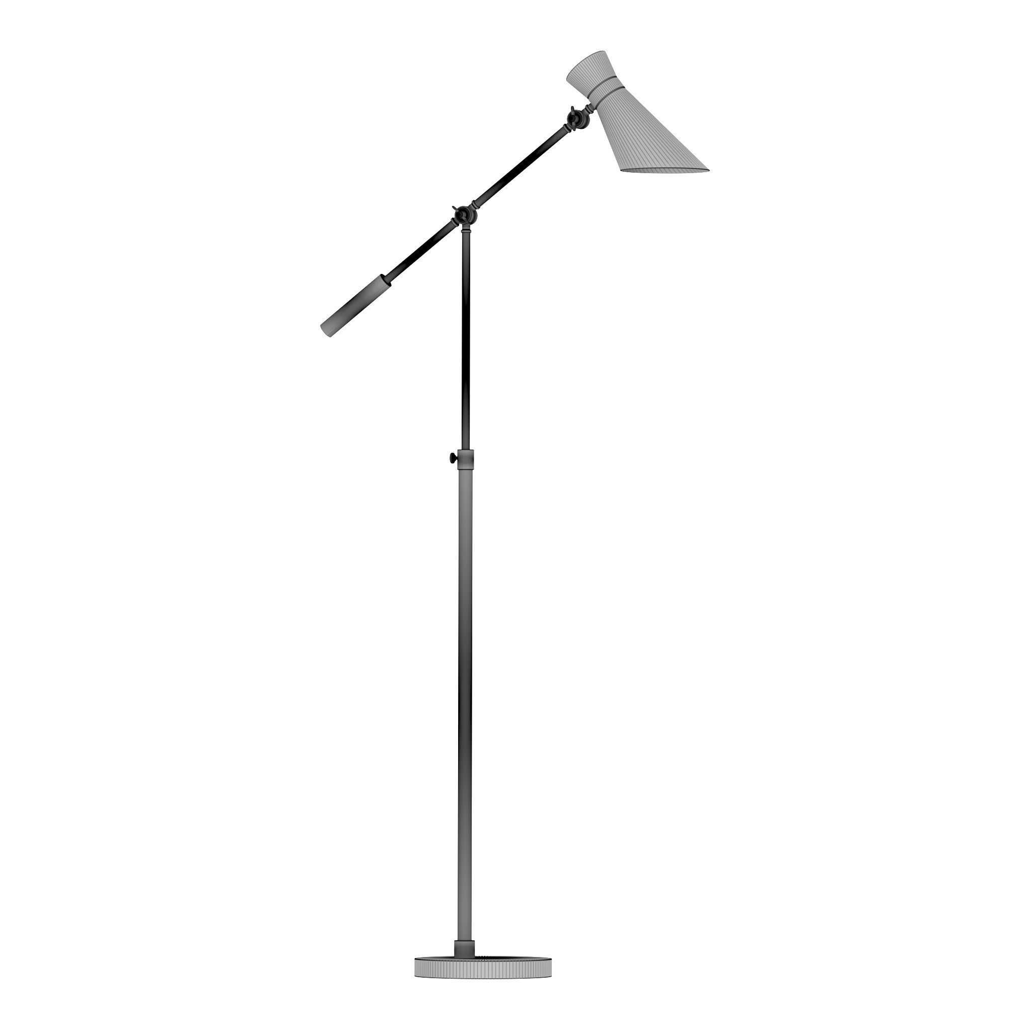 Task Floor Lamp By Wade Logan 3D model_1