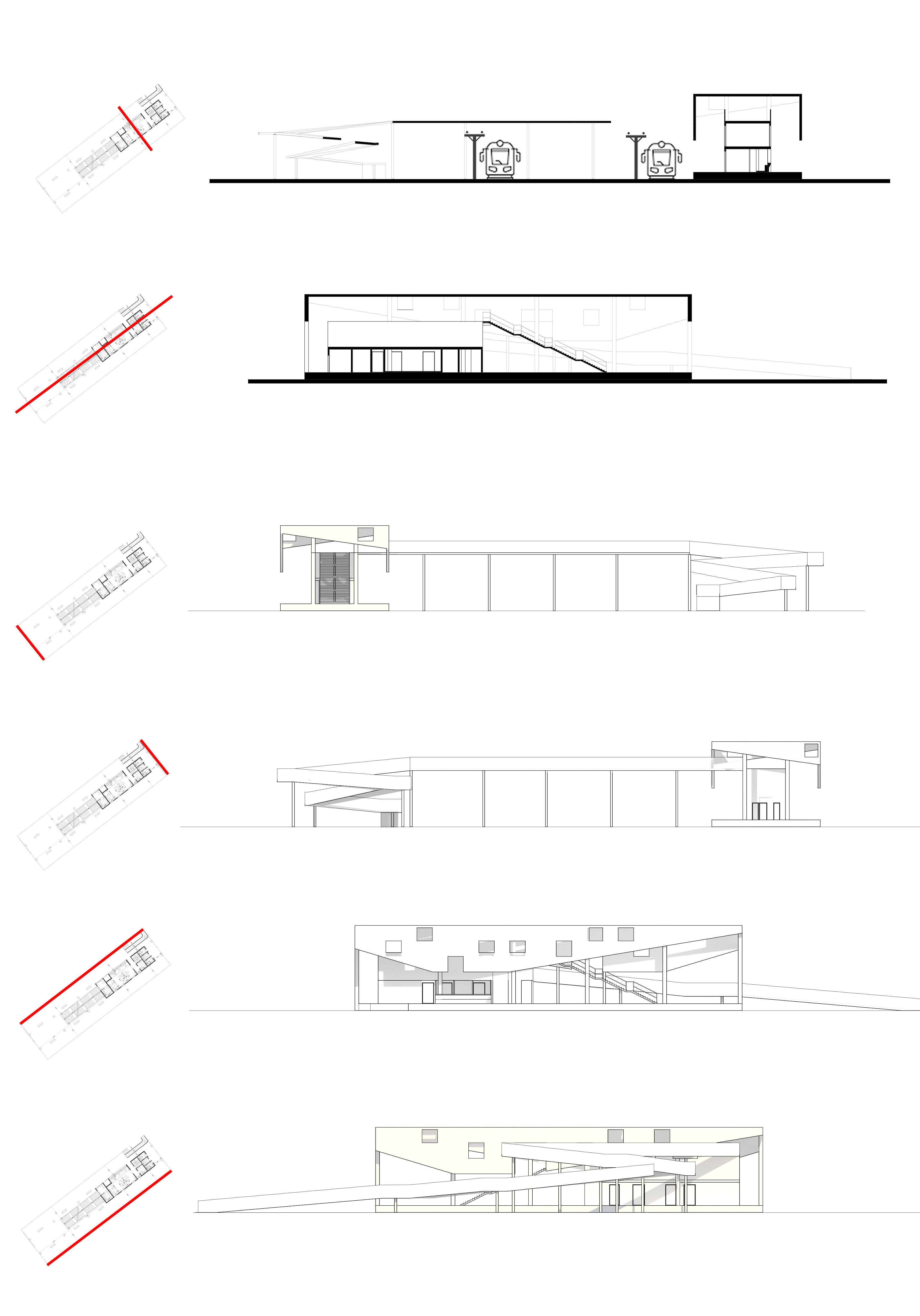Train Station 3D Low-poly 3D model_5