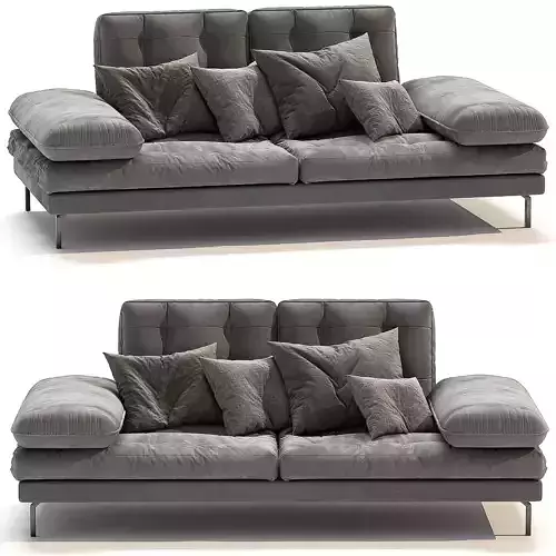Sofa-Bucci two sofas with pillows