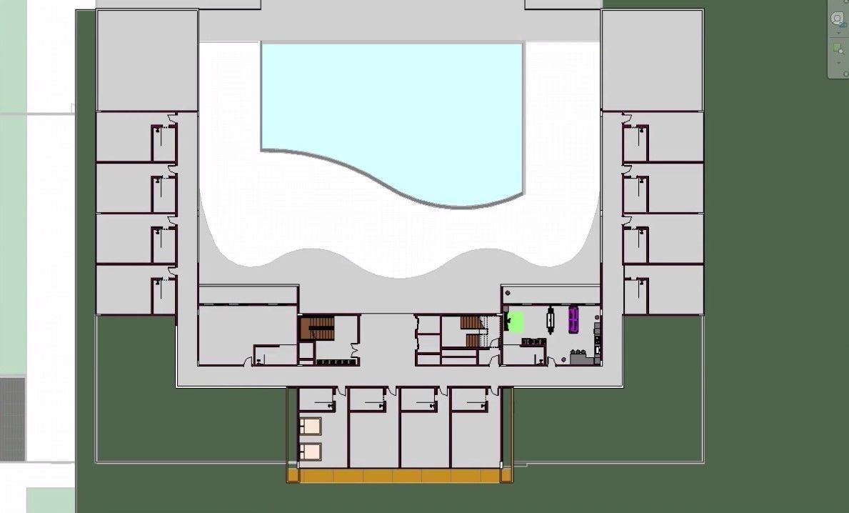Hotel complete revit project p4 3D model_17