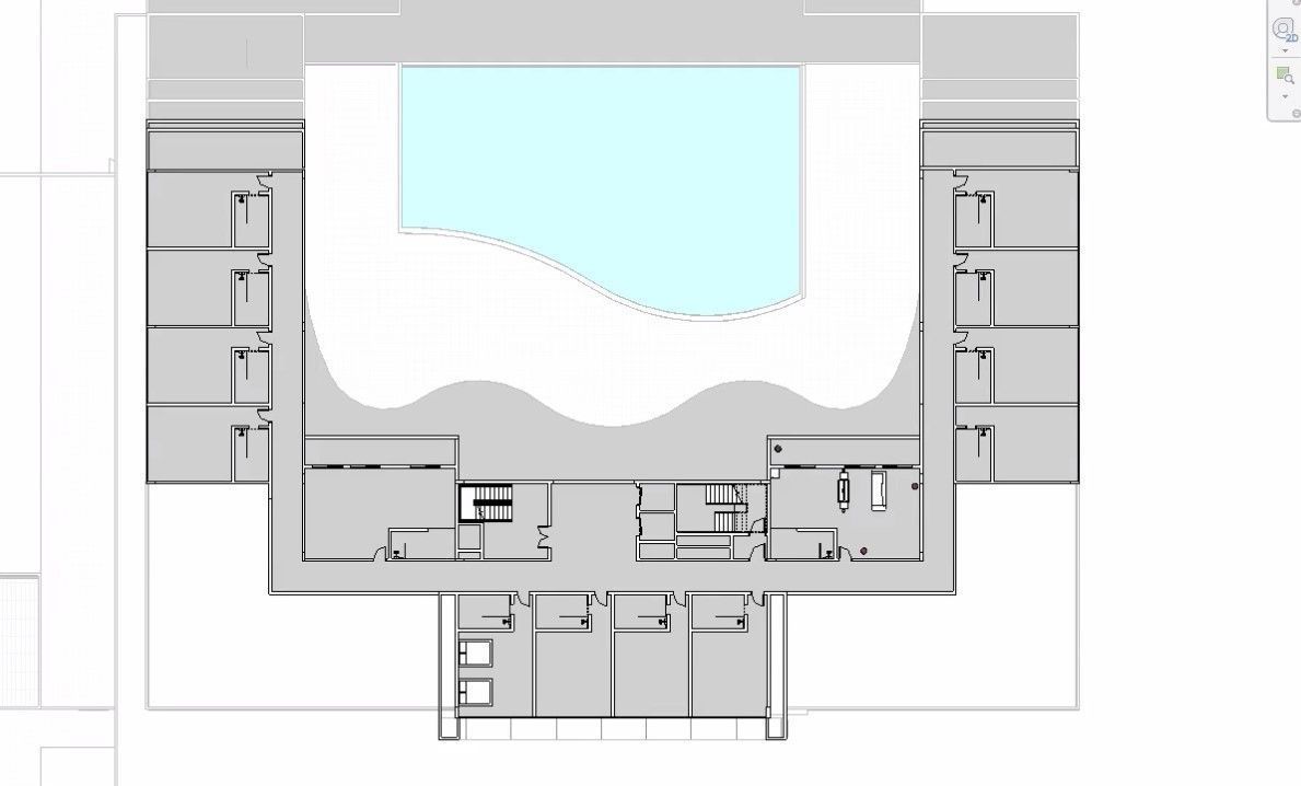 Hotel complete revit project p4 3D model_26