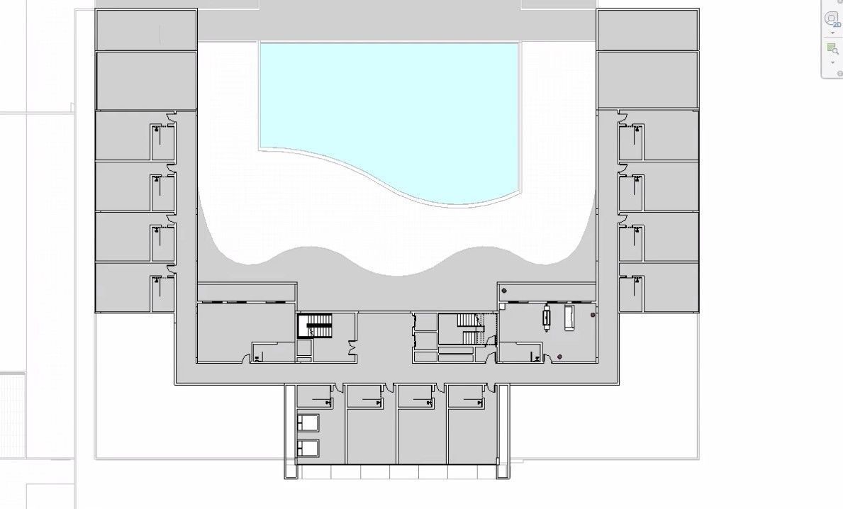 Hotel complete revit project p4 3D model_24