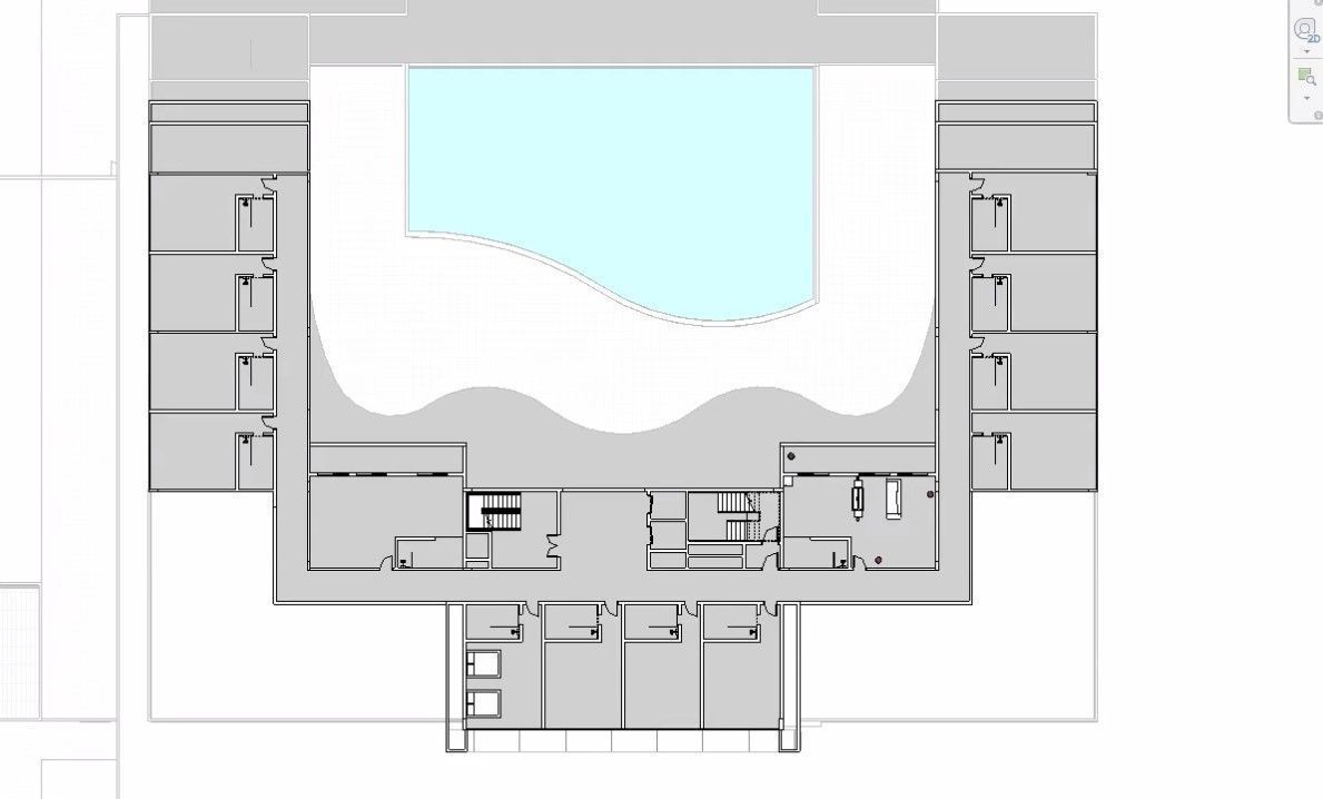 Hotel complete revit project p4 3D model_28